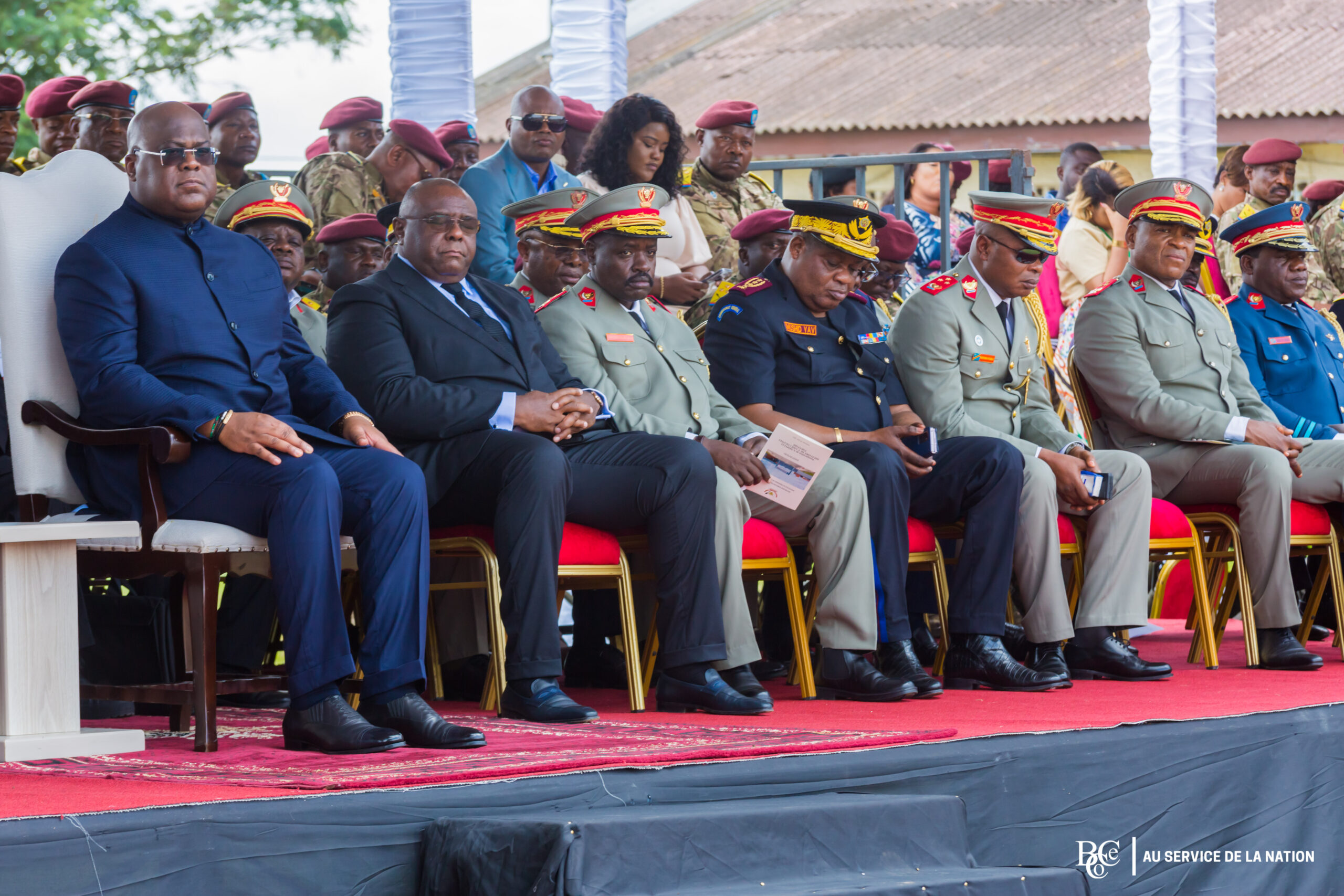 Inauguration Hopital Militaire Tshatshi