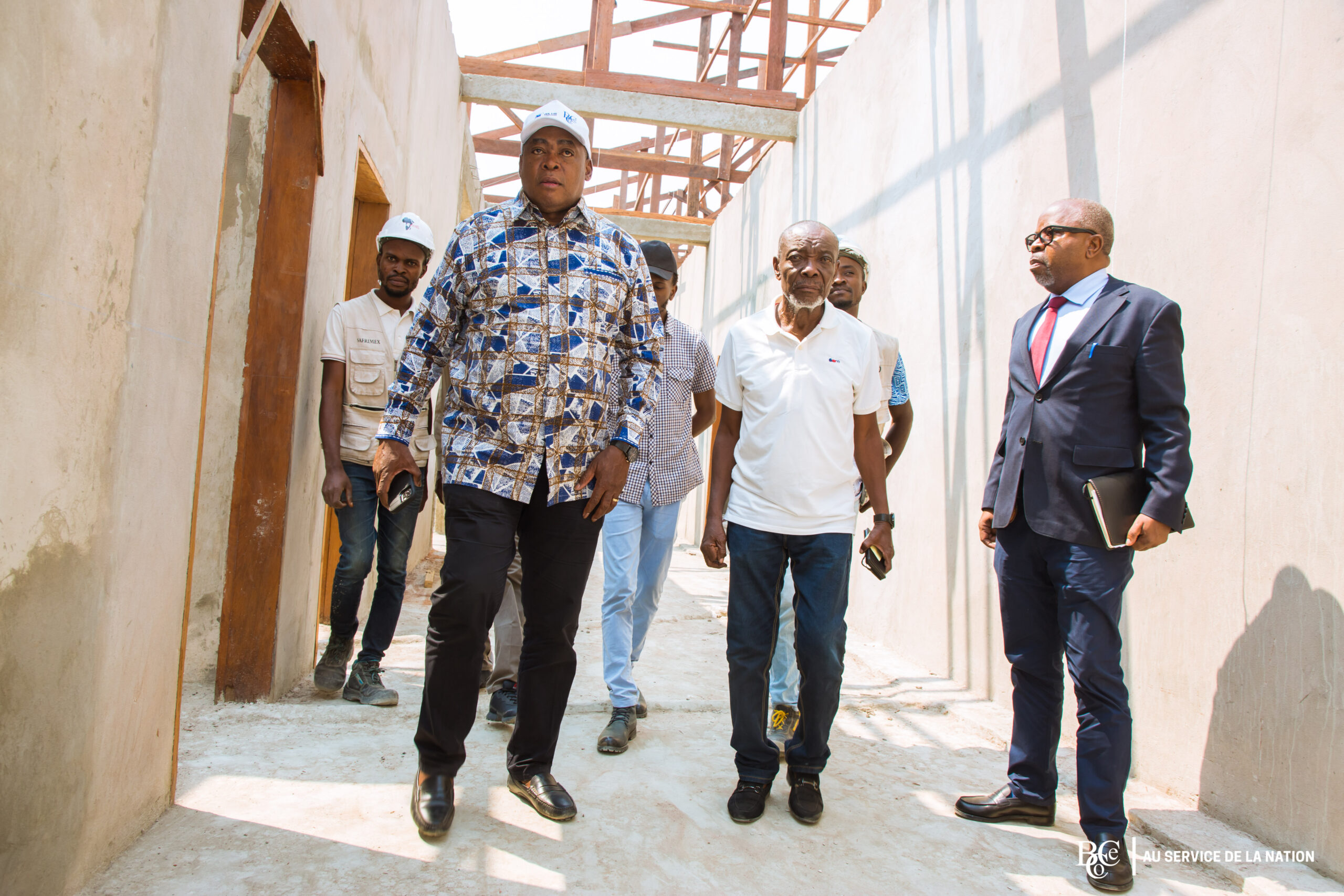 Inspection des ouvrages dans le Kasaï Centrrale par Jean Mabi, DG du BCeCo