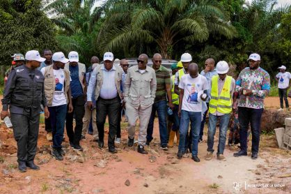 Du 21 au 25 avril 2023, Jean Mabi, DG du Bureau Central de Coordination (BCECO) a effectué une visite d’inspection et d’évaluation des travaux dans les Kasaï Oriental et Central.